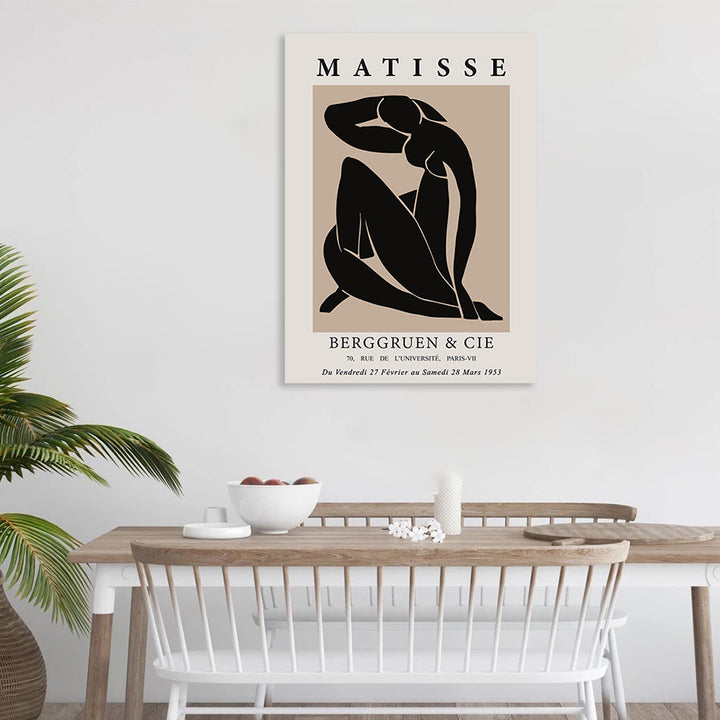 Nordic Matisse Abstract Decorative Canvas Painting Core