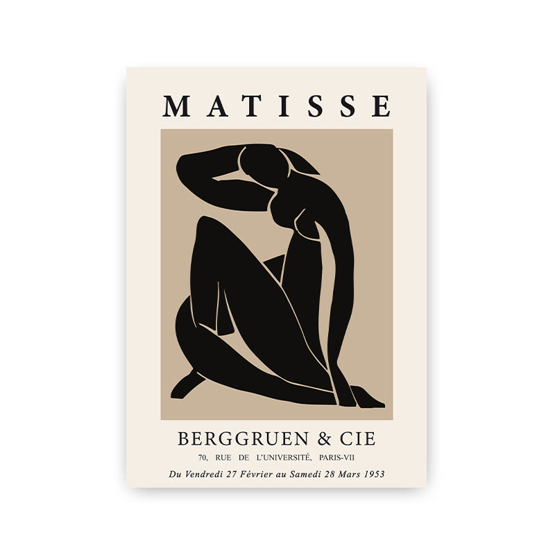 Nordic Matisse Abstract Decorative Canvas Painting Core