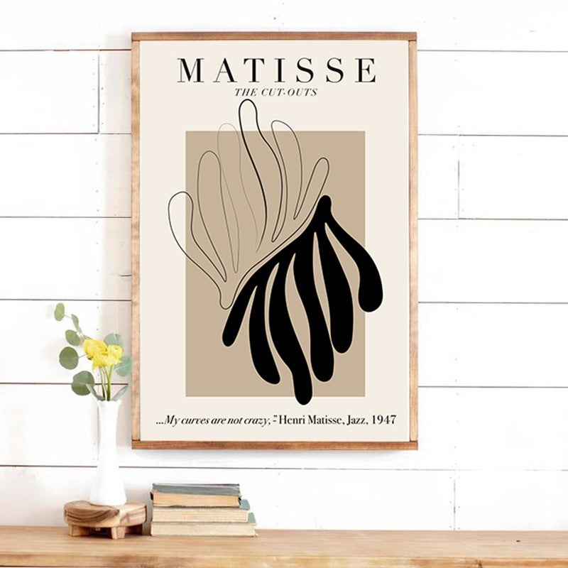 Nordic Matisse Abstract Decorative Canvas Painting Core
