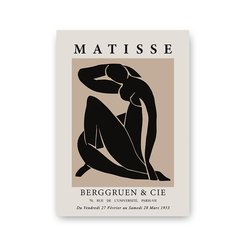 Nordic Matisse Abstract Decorative Canvas Painting Core