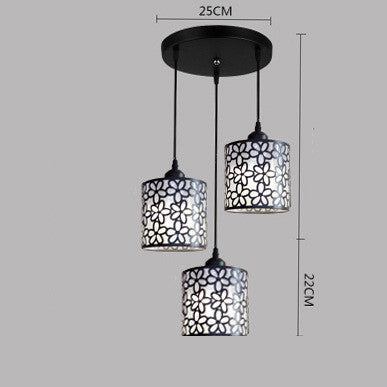 Modern 3-Head Creative Chandelier – Artistic Iron Pendant Light for Dining & Bar Spaces