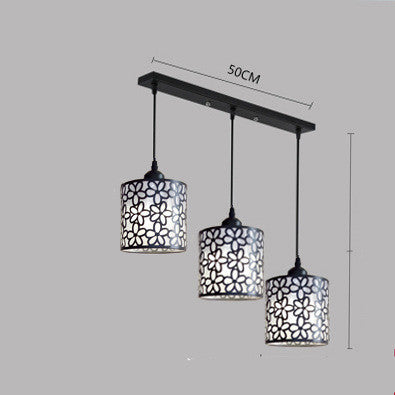Modern 3-Head Creative Chandelier – Artistic Iron Pendant Light for Dining & Bar Spaces
