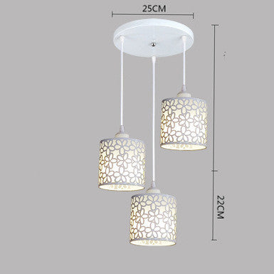 Modern 3-Head Creative Chandelier – Artistic Iron Pendant Light for Dining & Bar Spaces