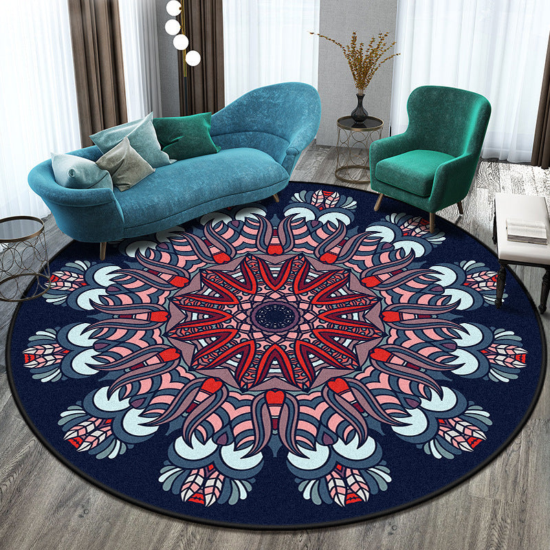 Luxury Round Rug – Bedroom & Living Room Home Décor Carpet