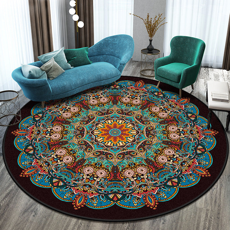 Luxury Round Rug – Bedroom & Living Room Home Décor Carpet