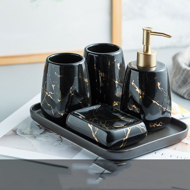 Bathroom Ceramic Luxury Wash Kit