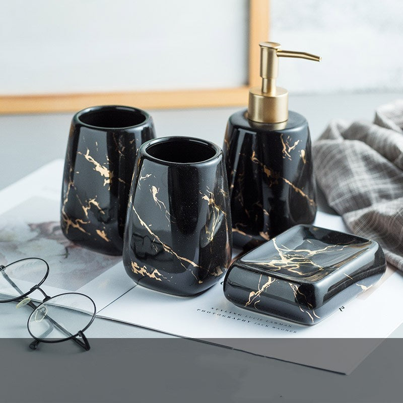 Bathroom Ceramic Luxury Wash Kit
