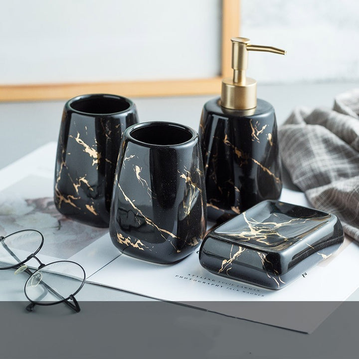 Bathroom Ceramic Luxury Wash Kit