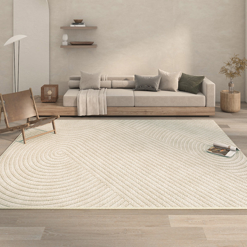 Modern Striped Area Rug – Machine-Woven Polyester Carpet for Living Room, Bedroom & Office | Soft, Durable, Easy to Clean