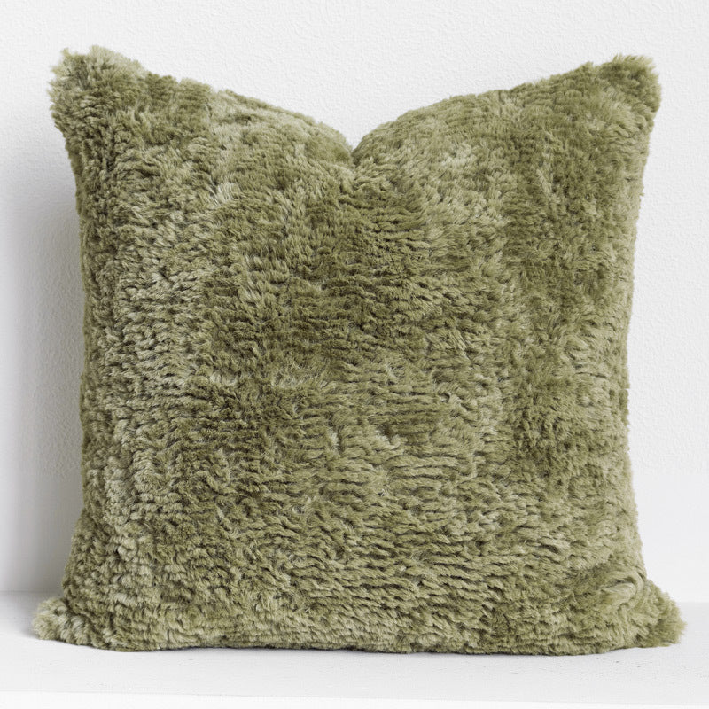 Living Room Rabbit Fur Sofa Pillowcase