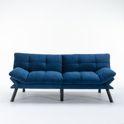 Navy Blue Convertible Folding Modern Sofa Bed – Space-Saving Luxury