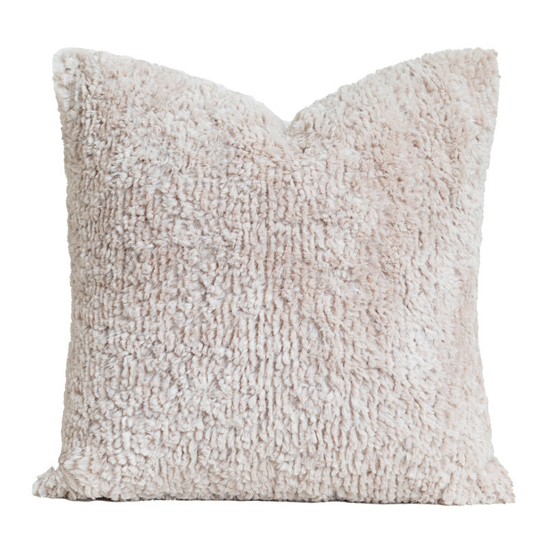 Living Room Rabbit Fur Sofa Pillowcase