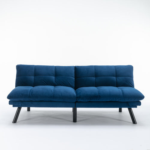Navy Blue Convertible Folding Modern Sofa Bed – Space-Saving Luxury
