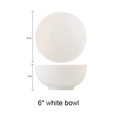 Ceramic Rice Bowl Tableware Retro Classic Matte