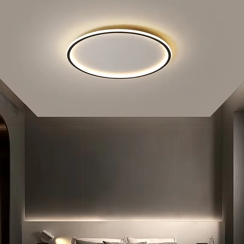Modern LED Ceiling Light – Dimmable Round Fixture for Bedroom & Living Room