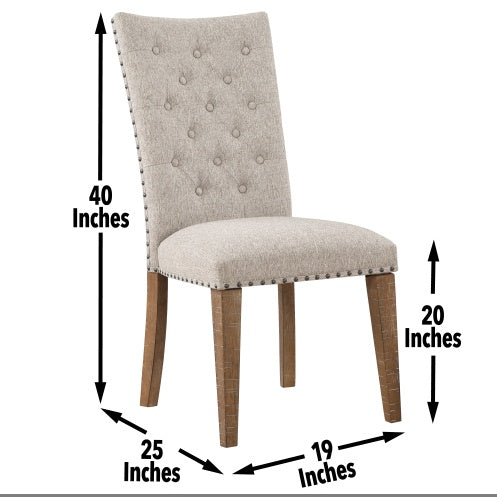 Riverdale Side Chair (Set of 2) – Oatmeal