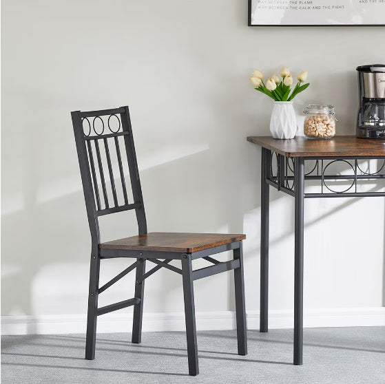 2-Piece Folding Dining Chairs – Portable, Space-Saving, No Assembly
