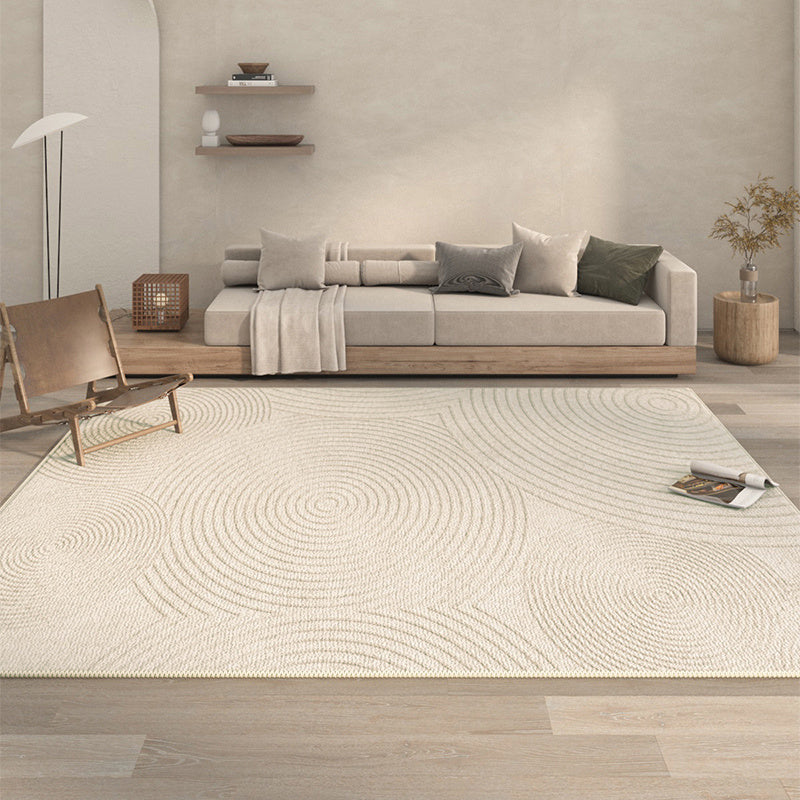Modern Striped Area Rug – Machine-Woven Polyester Carpet for Living Room, Bedroom & Office | Soft, Durable, Easy to Clean